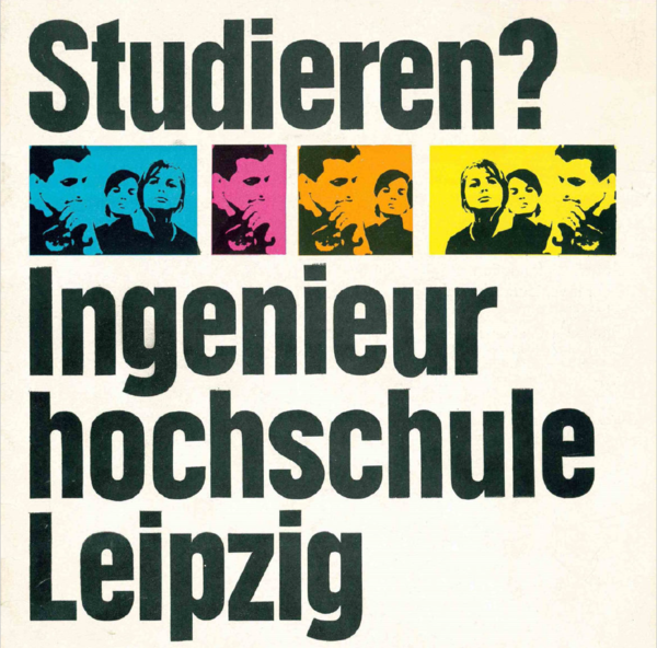 Titel einer Imagebroschüre der IHL von 1973 (Bild: Archiv der HTWK Leipzig)