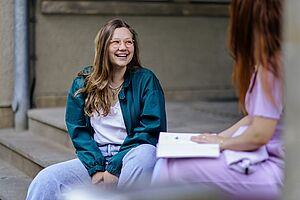 Studieninteressierte an der Hochschule