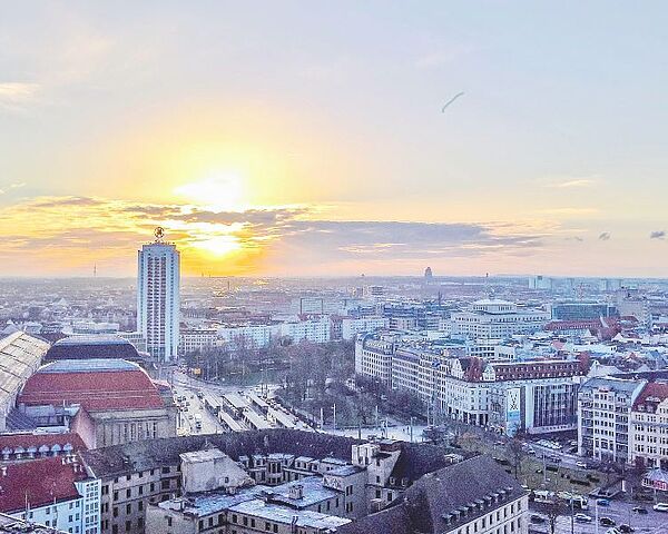 View over Leipzig