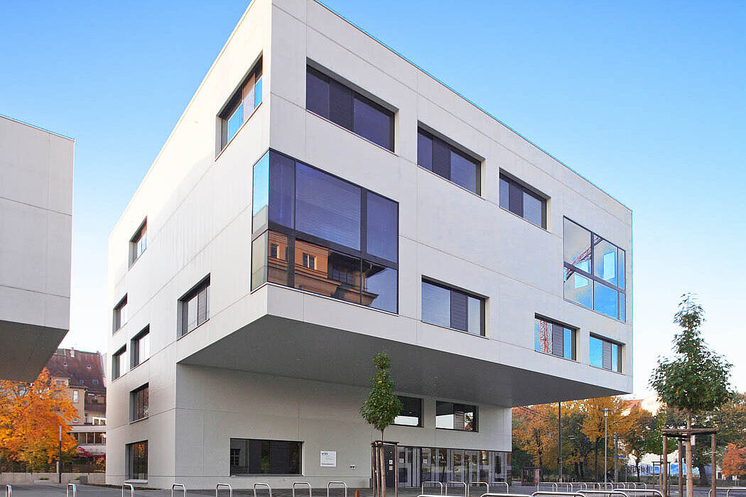 HTWK Bibliothek Bibliotheksgebäude Außenansicht