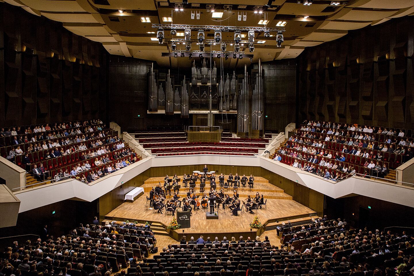 Feierliche Immatrikulation im Gewandhaus zu Leipzig 2018. (Foto: Robert Weinhold/HTWK Leipzig)