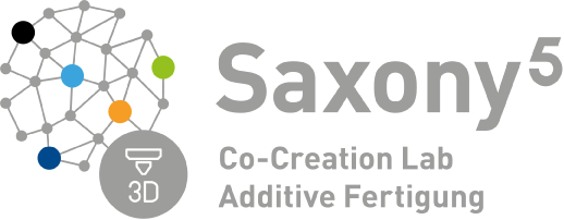 Logo des Saxony⁵-CCL „Additive Fertigung“