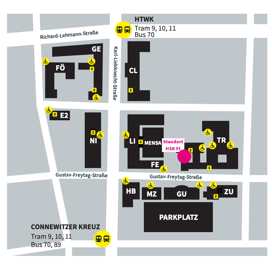 uptcampus. Unser Campus ist weitestgehend barrierearm. Für Fragen zu den Eingängen wenden Sie sich bitte an die Beauftragten für Studierende mit Beeinträchtigungen.