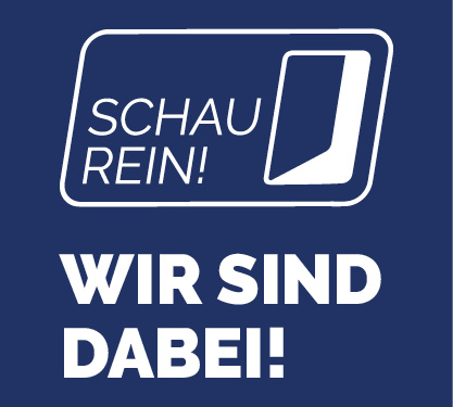 Logo: Schau Rein! Wir sind dabei! 